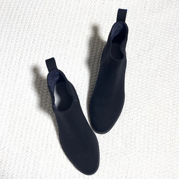 Rothy’s The Lug Boot Black Booties SZ 6.5 - Picture 3 of 6